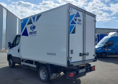 CRETOT IVECO VEHICULES OCCASION DAILY CAISSE FRIGO GNC GAZ NATUREL ENERGIE RENOUVELABLE